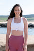 BIRDIEJAY Spor ve Yoga Sütyenleri BRA WITH A TWIST BEYAZ SPORCU VE YOGA SÜTYENİ